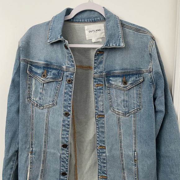 Outland Denim Light Wash The Smith Jean Jacket - Picture 3 of 8